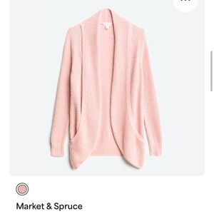Market & Spruce Pink Cardigan